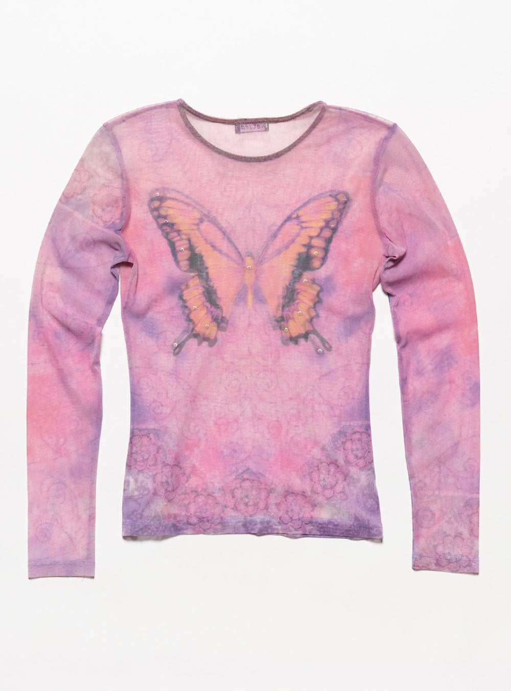 Vintage Wet Seal Butterfly Top - Pink | UNIF Clothing outlet