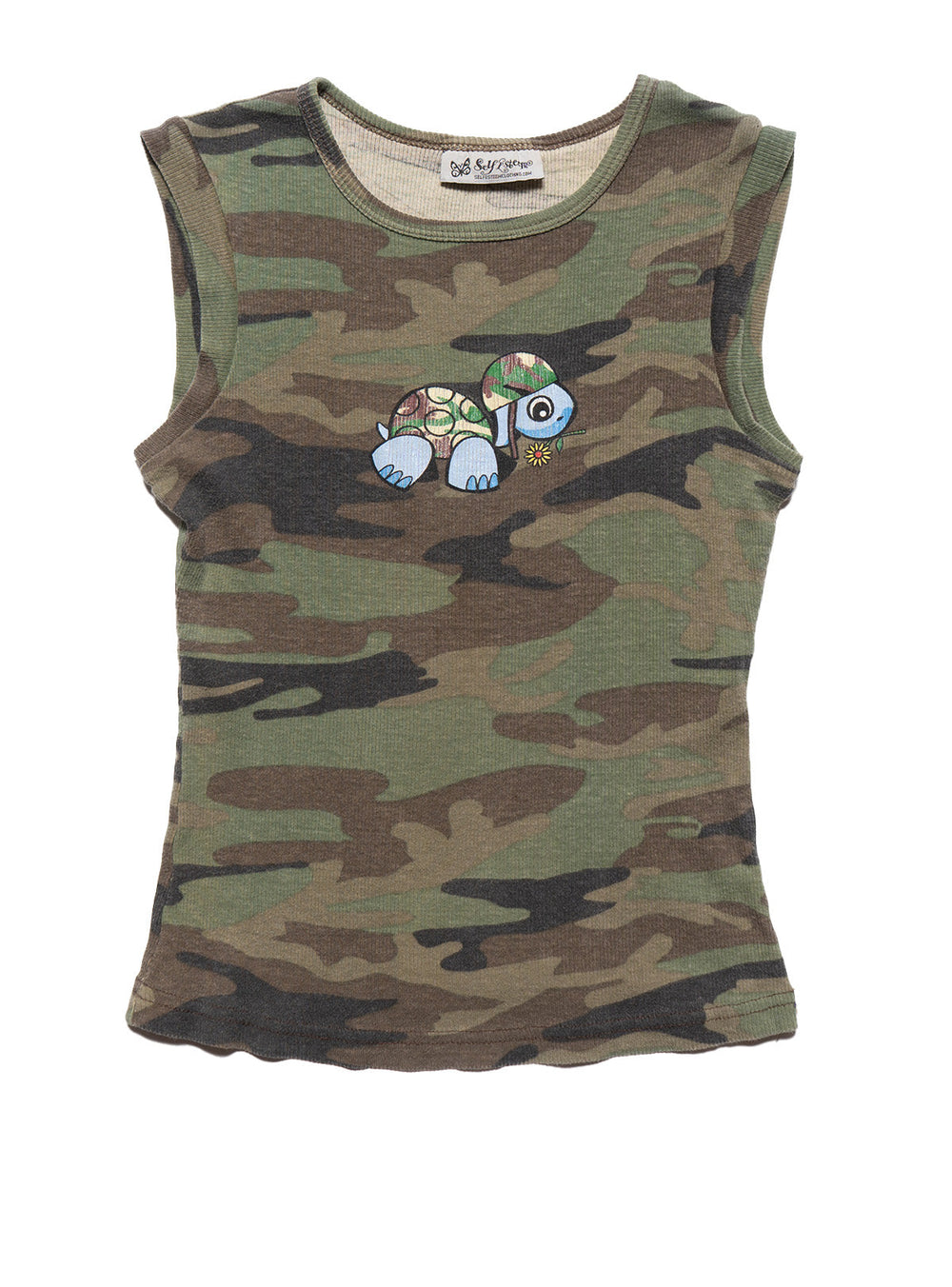 Vintage Self Esteem Camo Turtle Tank - Camo | UNIF Clothing online shop