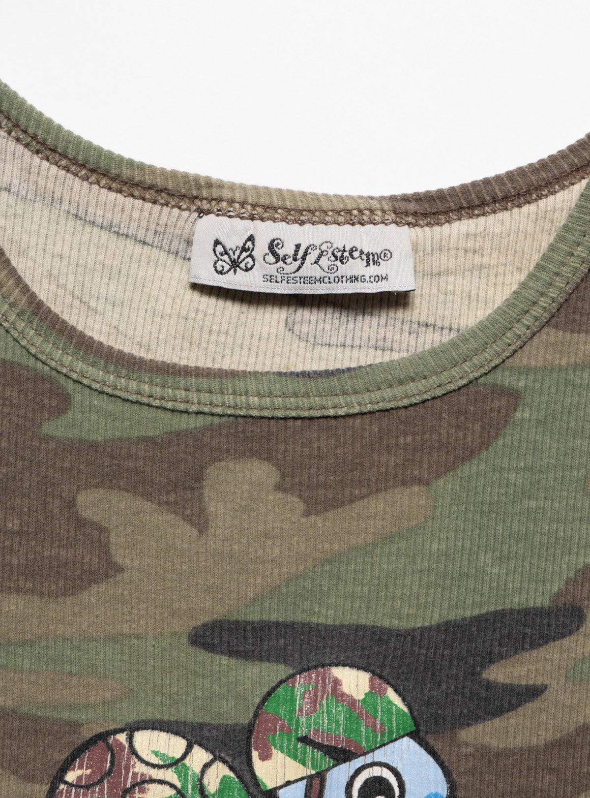 Vintage Self Esteem Camo Turtle Tank - Camo | UNIF Clothing online shop