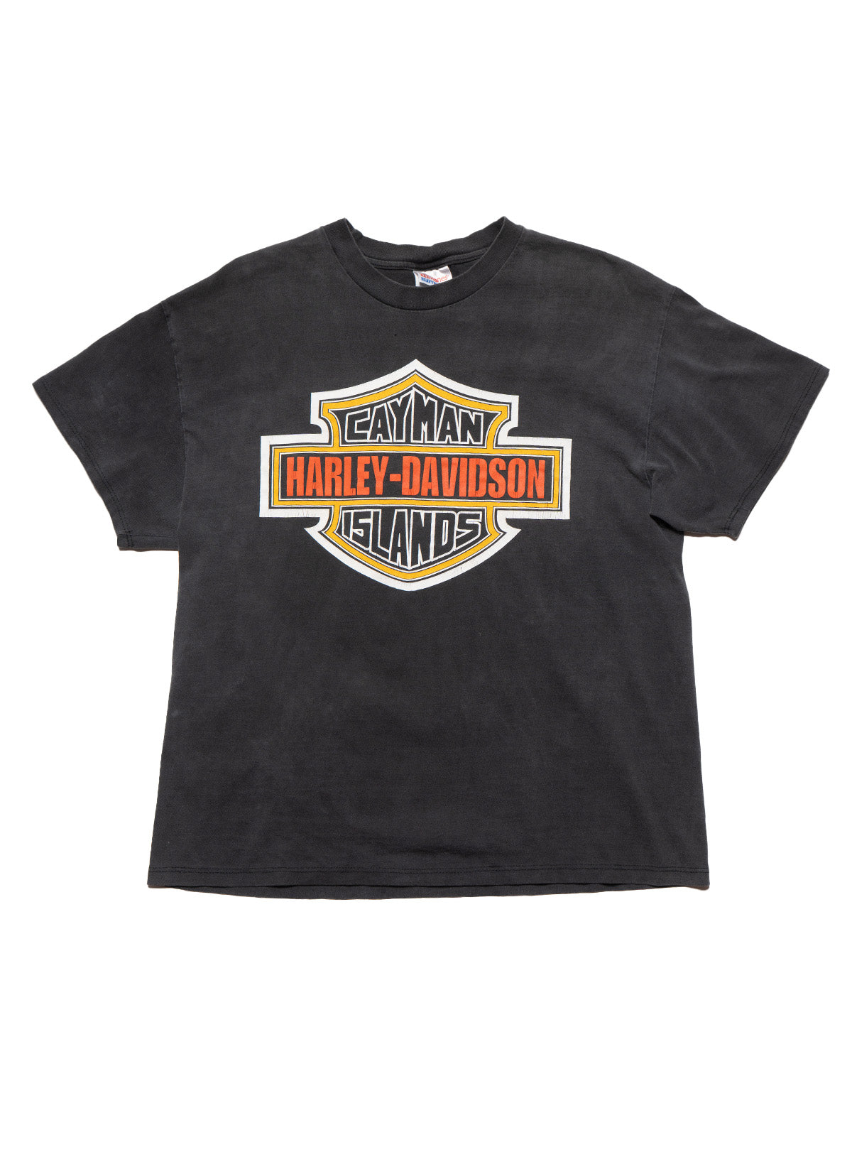 Vintage Cayman Islands Harley Davidson Tee - Black | UNIF Clothing on Sale