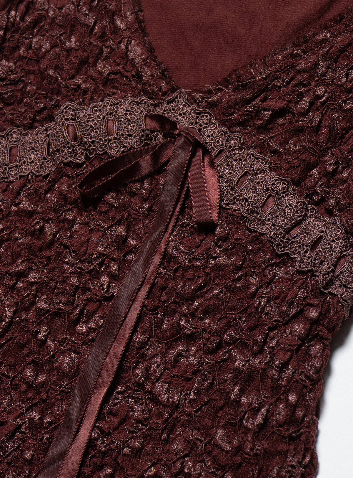 Vintage Ann Ferriday Top - Wine | UNIF Clothing discount