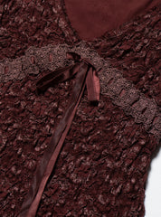 Vintage Ann Ferriday Top - Wine | UNIF Clothing discount