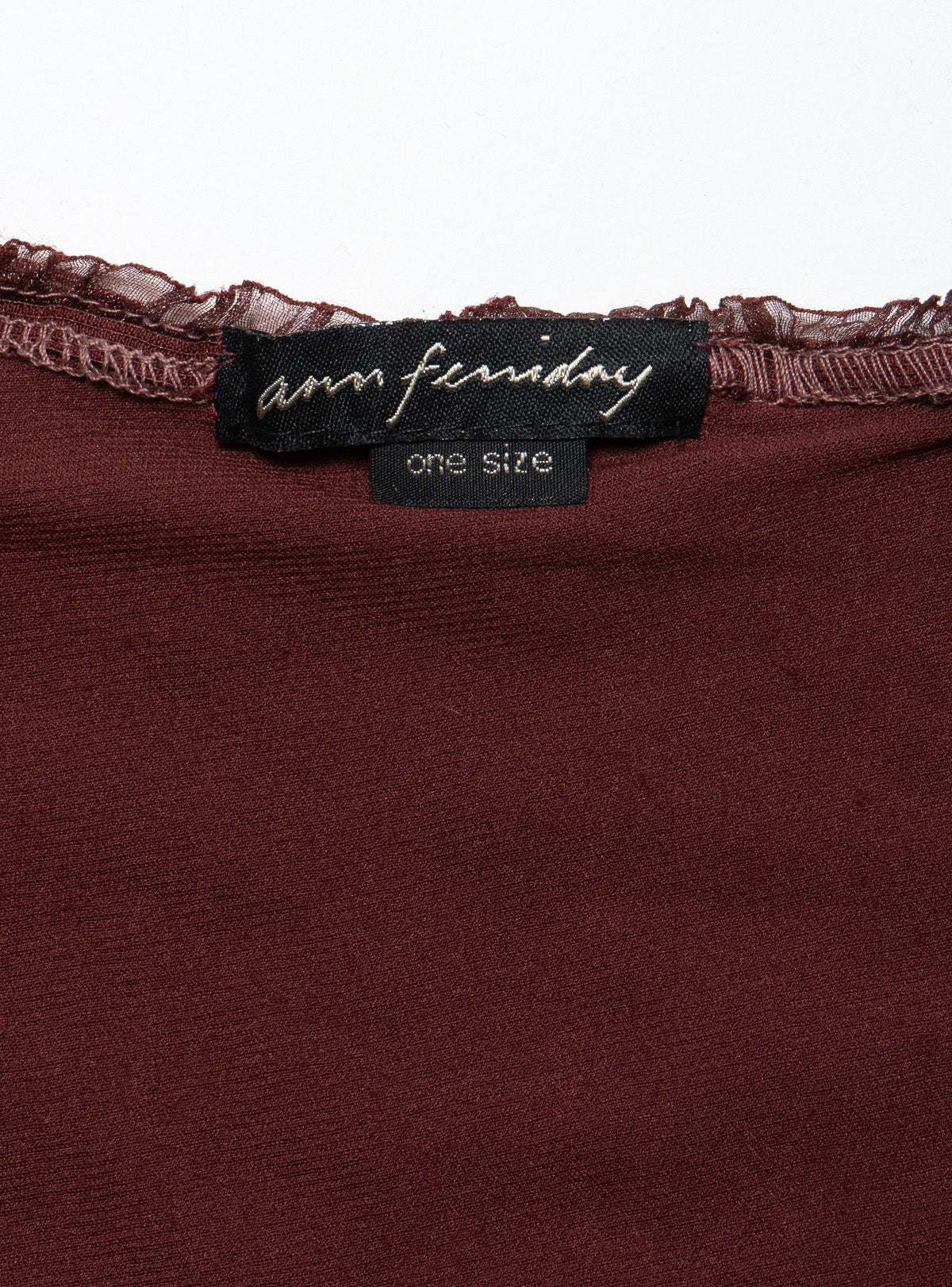 Vintage Ann Ferriday Top - Wine | UNIF Clothing discount