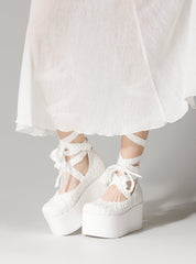 Irori Platform - White | UNIF Clothing on Sale