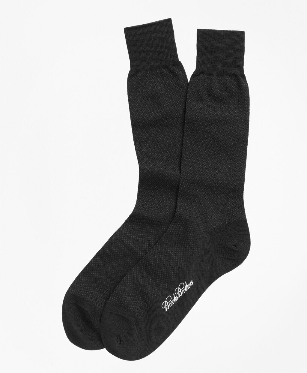 Brooks Brothers Men Merino Wool Mini Dot Crew Socks