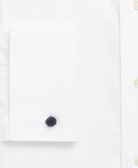 Brooks Brothers Men Regent Fitted Dress Shirt, Non-Iron Point Collar French Cuff