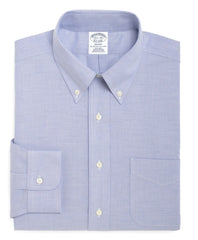 Brooks Brothers Men BrooksCool® Regent Fitted Dress Shirt, Non-Iron Button-Down Collar