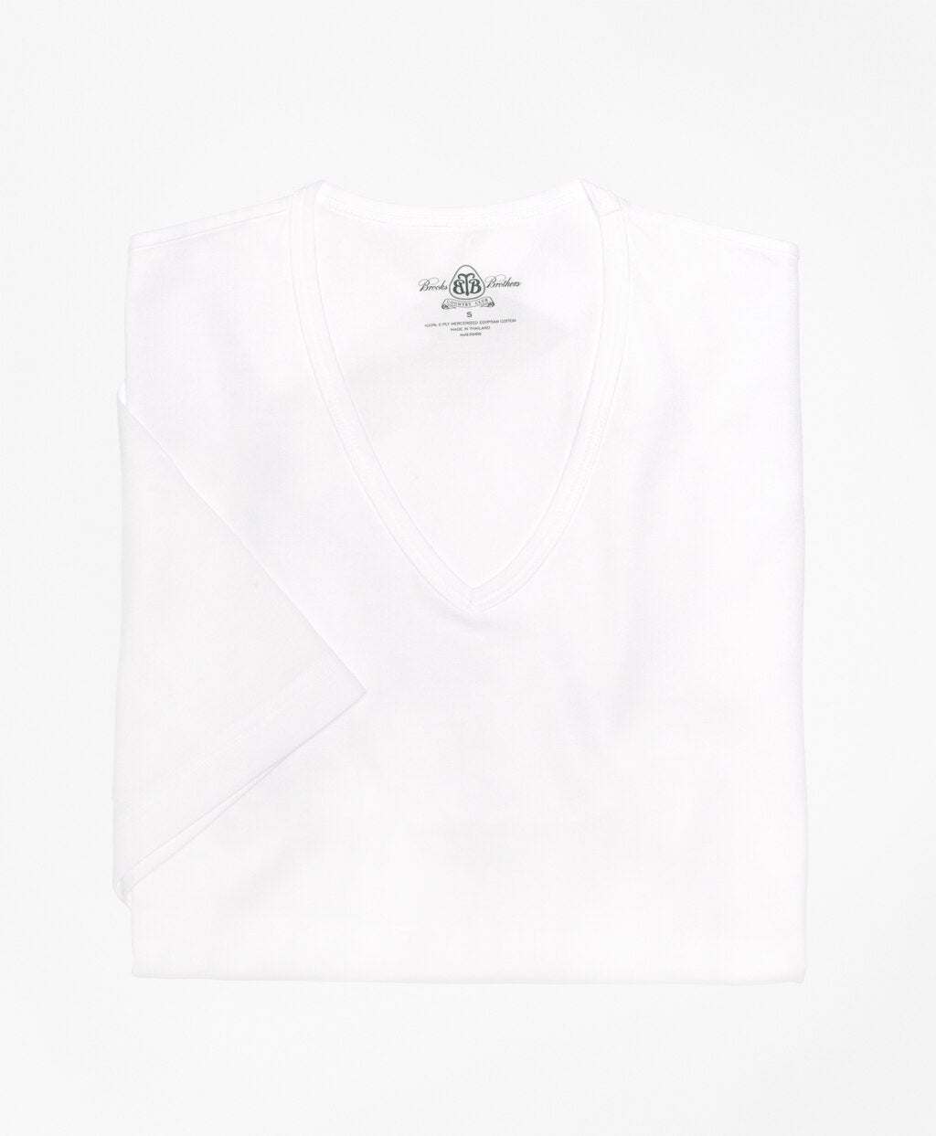 Brooks Brothers Men Country Club Mercerized Cotton V-Neck