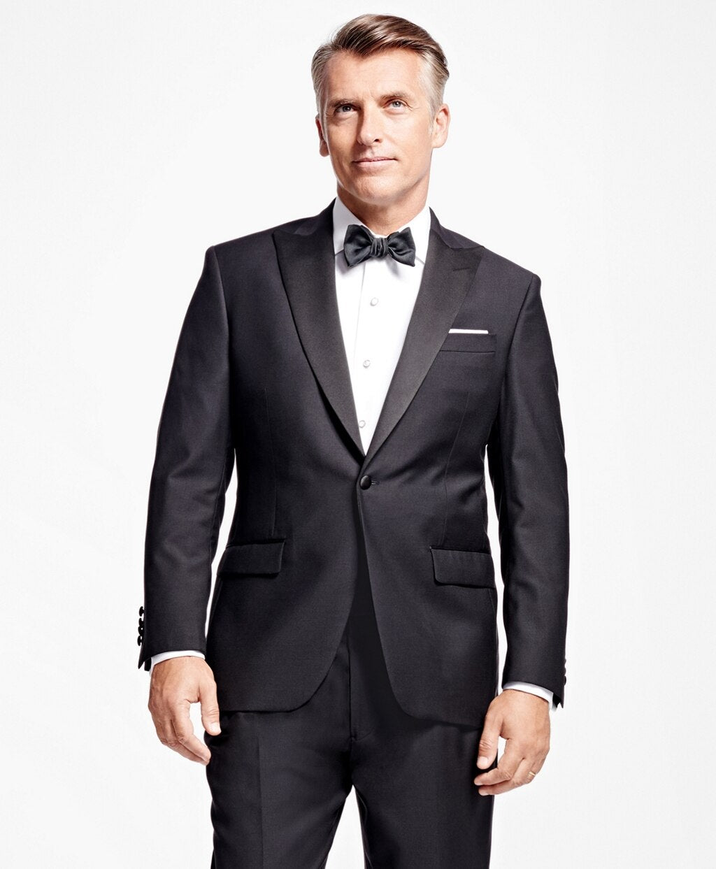 Brooks Brothers Men One-Button Peak Lapel Tuxedo Jacket