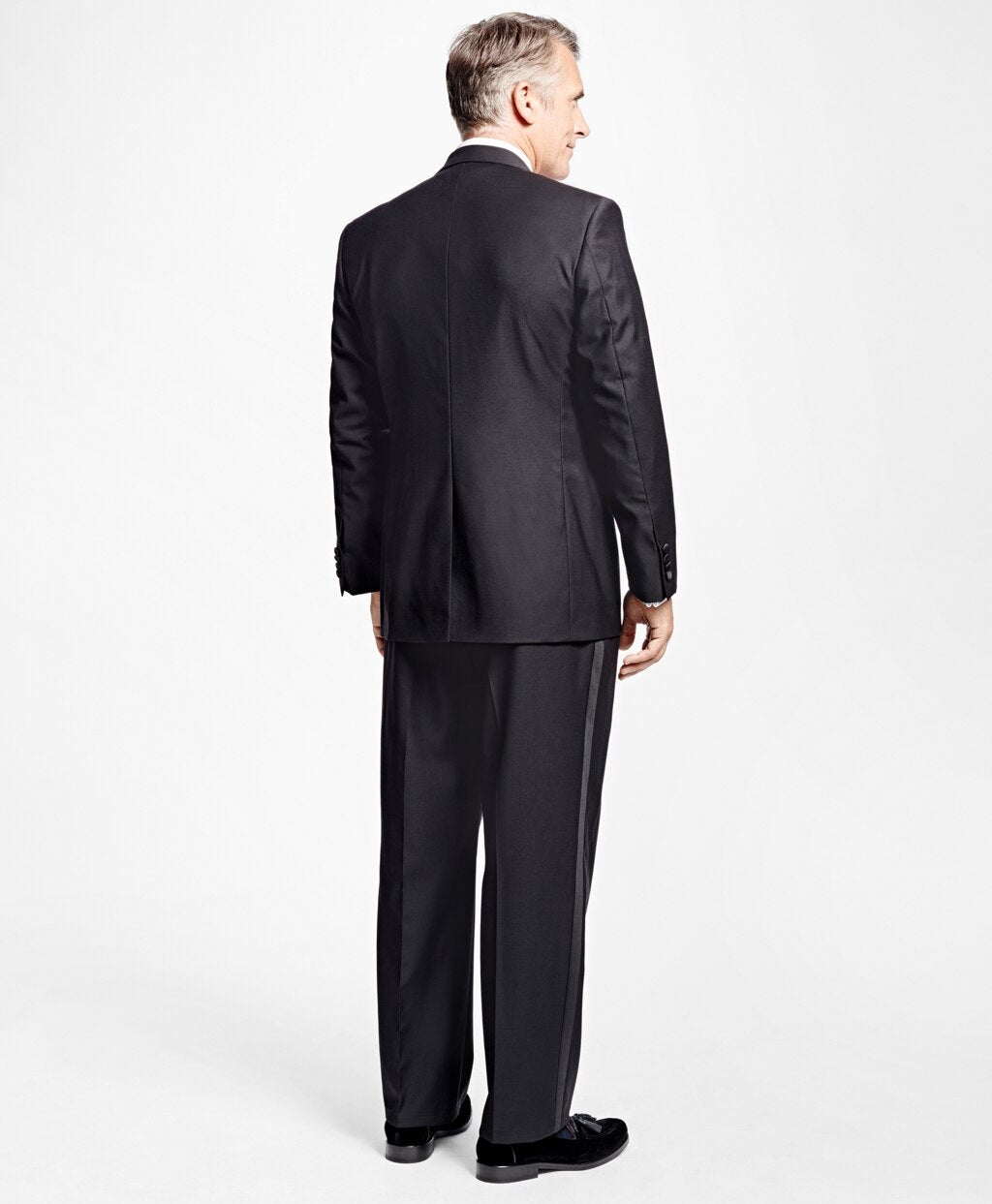 Brooks Brothers Men One-Button Peak Lapel Tuxedo Jacket