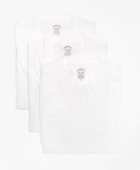 Brooks Brothers Men Supima® Cotton V-Neck Undershirt - Three Pack