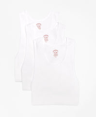 Brooks Brothers Men Supima® Cotton Athletic Tank Undershirt - Three Pack