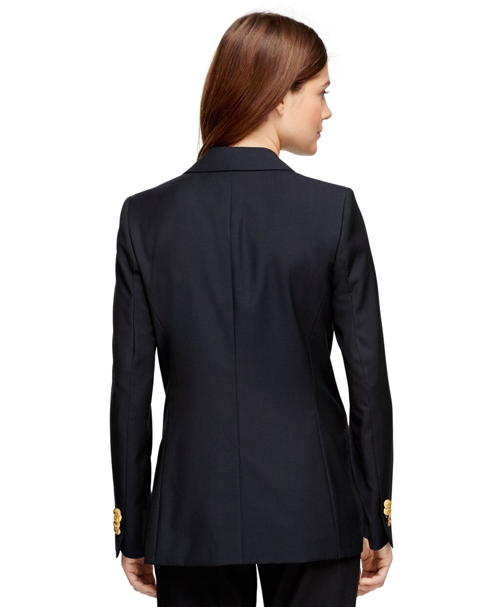 Brooks Brothers Women Loro Piana® Classic Fit Two-Button Blazer