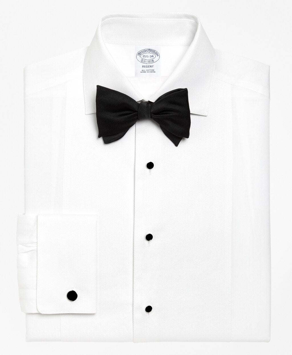 Brooks Brothers Men Regent Fit Bib-Front Spread Collar Tuxedo Shirt
