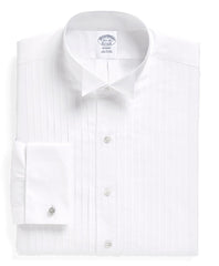Brooks Brothers Men Regent Fit Ten-Pleat Wing Collar Tuxedo Shirt
