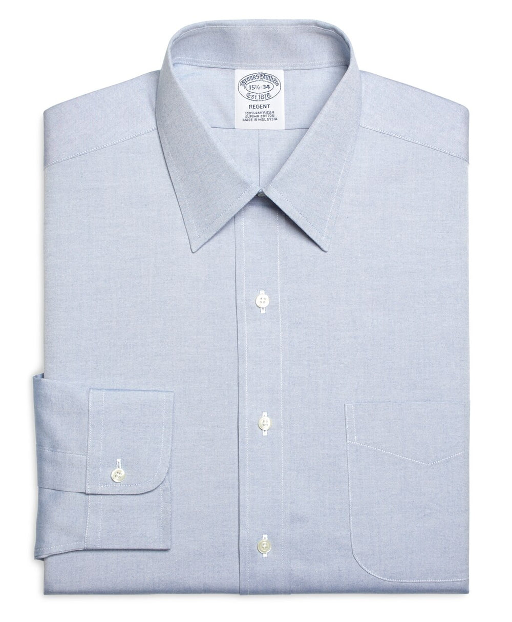 Brooks Brothers Men Regent Fitted Dress Shirt, Forward Point Collar