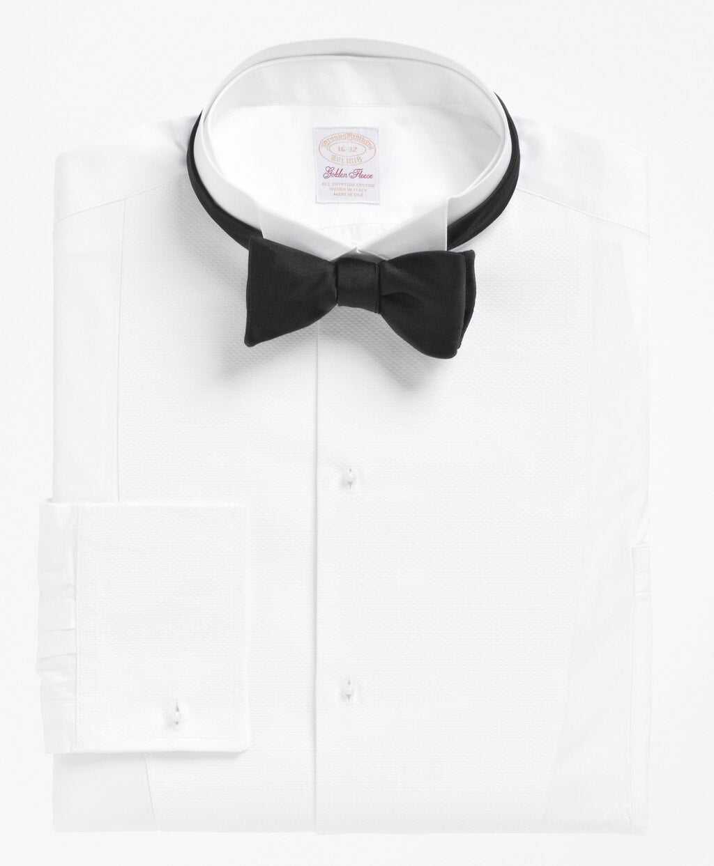 Brooks Brothers Men Golden Fleece® French Cuff Tuxedo Shirt With Detachable Collar