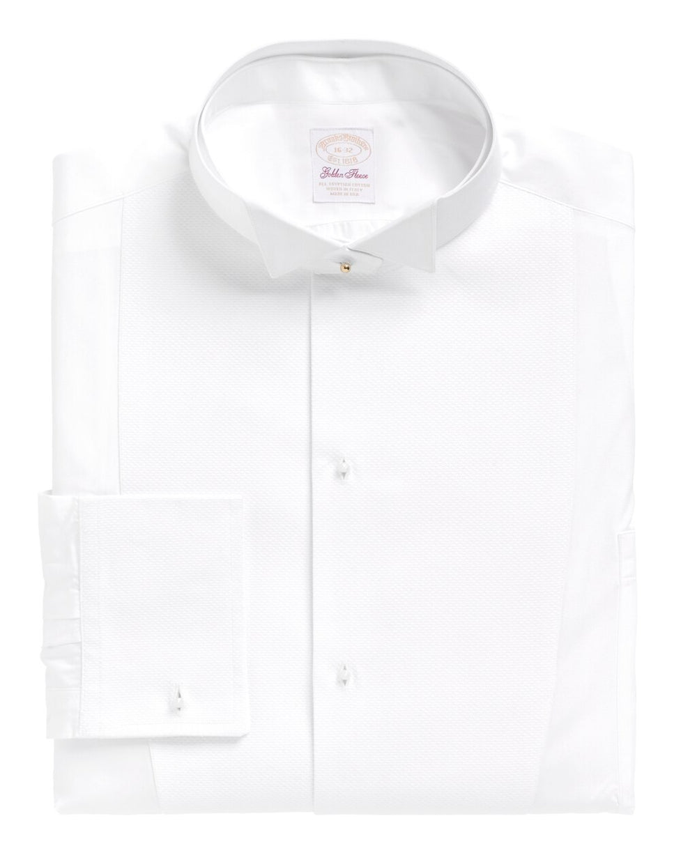 Brooks Brothers Men Golden Fleece® French Cuff Tuxedo Shirt With Detachable Collar