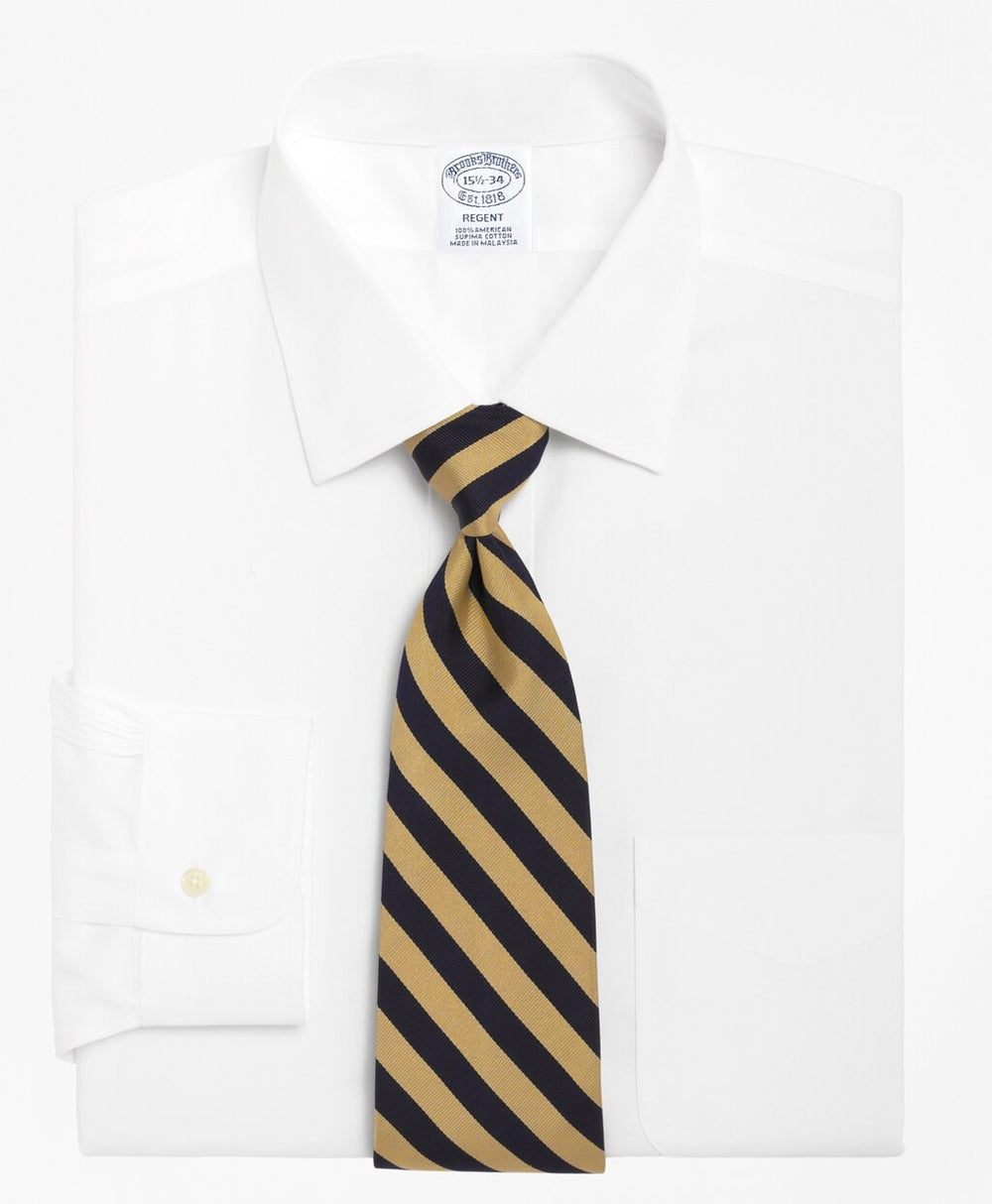 Brooks Brothers Men Regent Fitted Dress Shirt, Spread Collar
