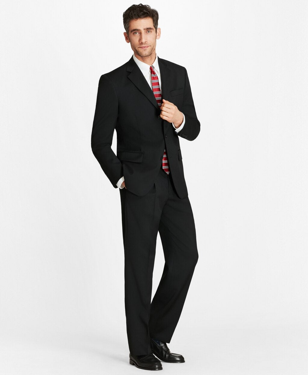 Brooks Brothers Men Madison Fit Three-Button 1818 Suit