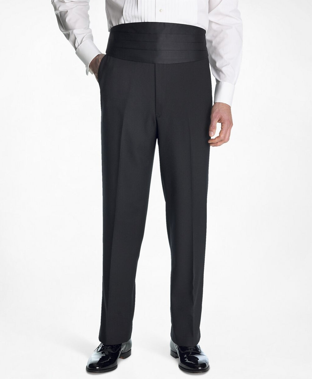 Brooks Brothers Men 1818 Plain-Front Tuxedo Trousers