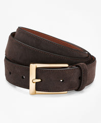 Brooks Brothers Men Suede Dress Belt