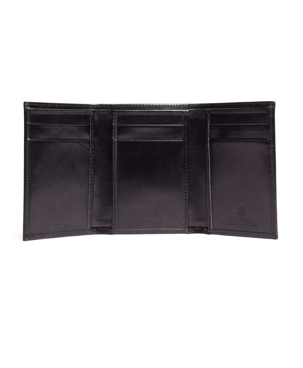 Brooks Brothers Men French Calfskin Trifold Wallet