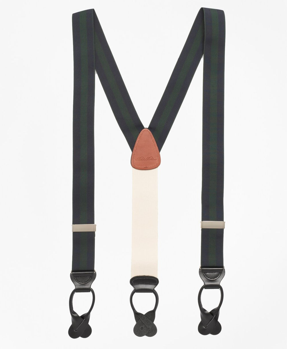 Brooks Brothers Men Striped Suspenders