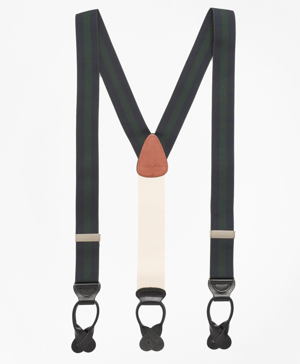 Brooks Brothers Men Striped Suspenders
