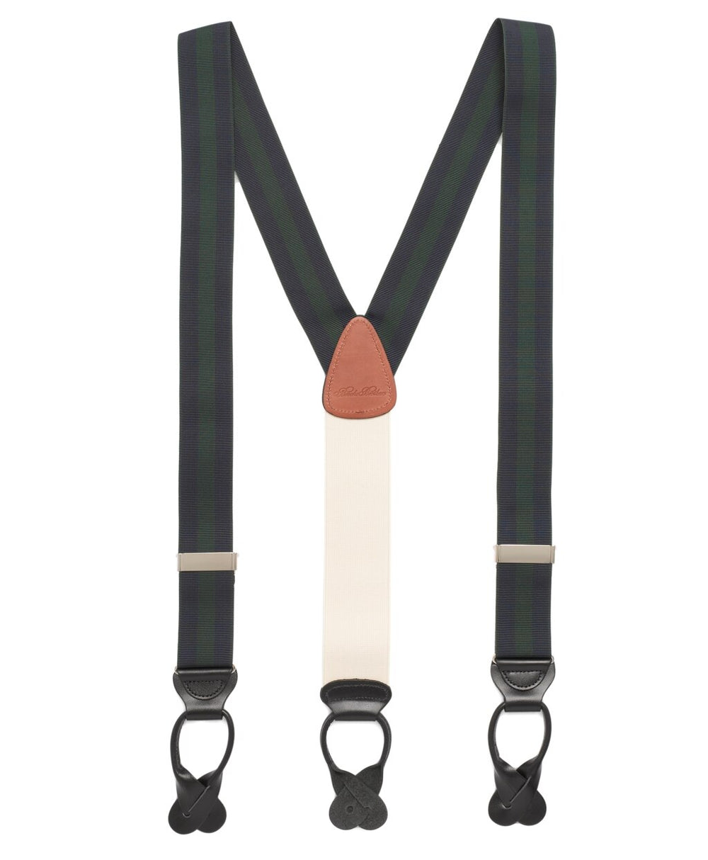 Brooks Brothers Men Extra-Long Striped Suspenders