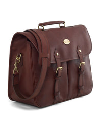 Brooks Brothers Men Football Leather Briefcase