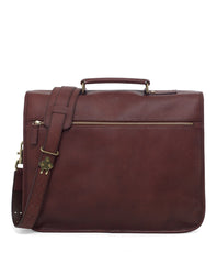 Brooks Brothers Men Football Leather Briefcase