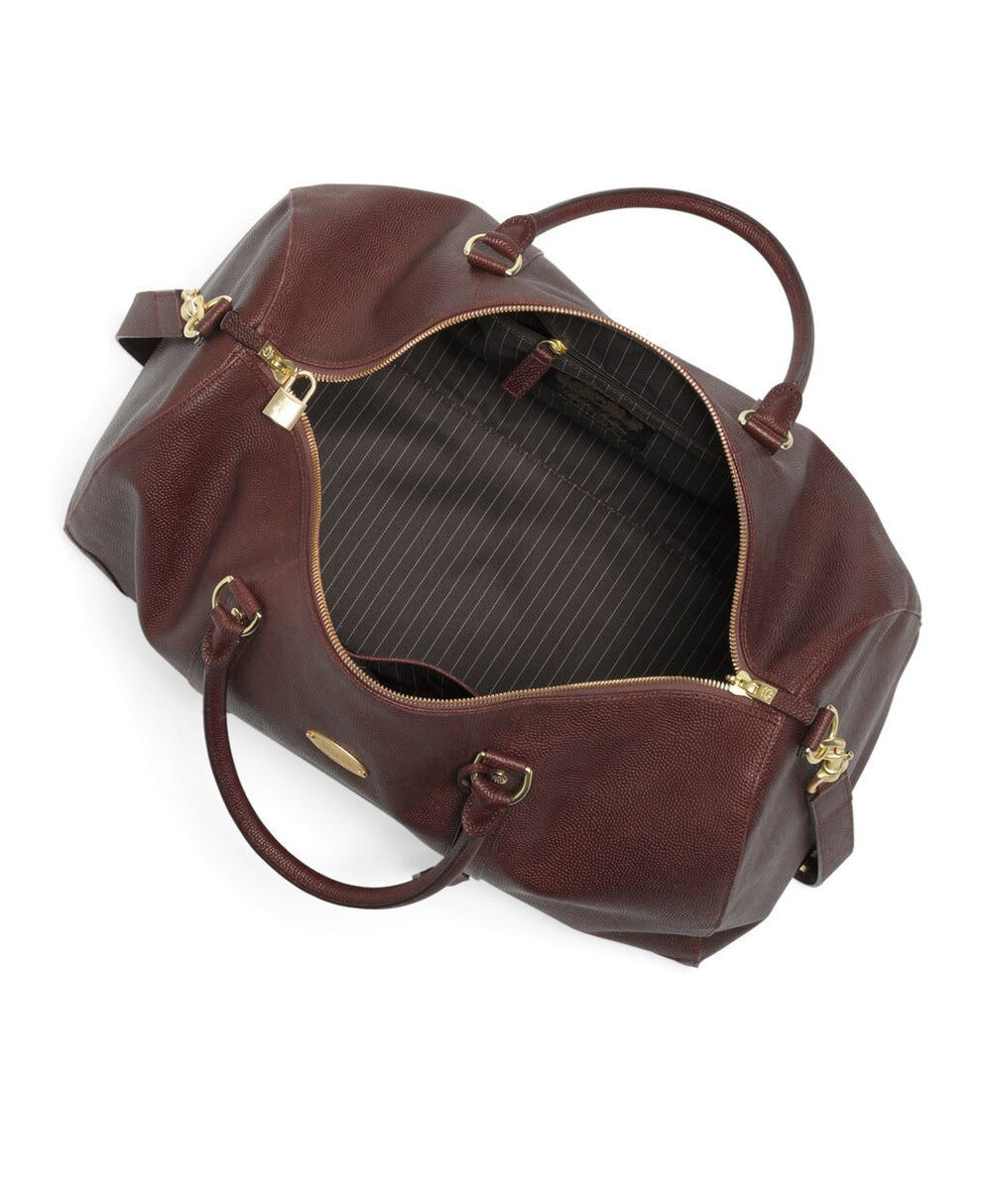 Brooks Brothers Men Football Leather Duffel