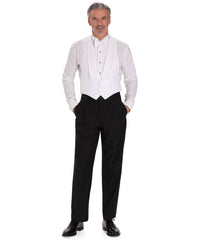 Brooks Brothers Men White Cotton Pique Tuxedo Vest