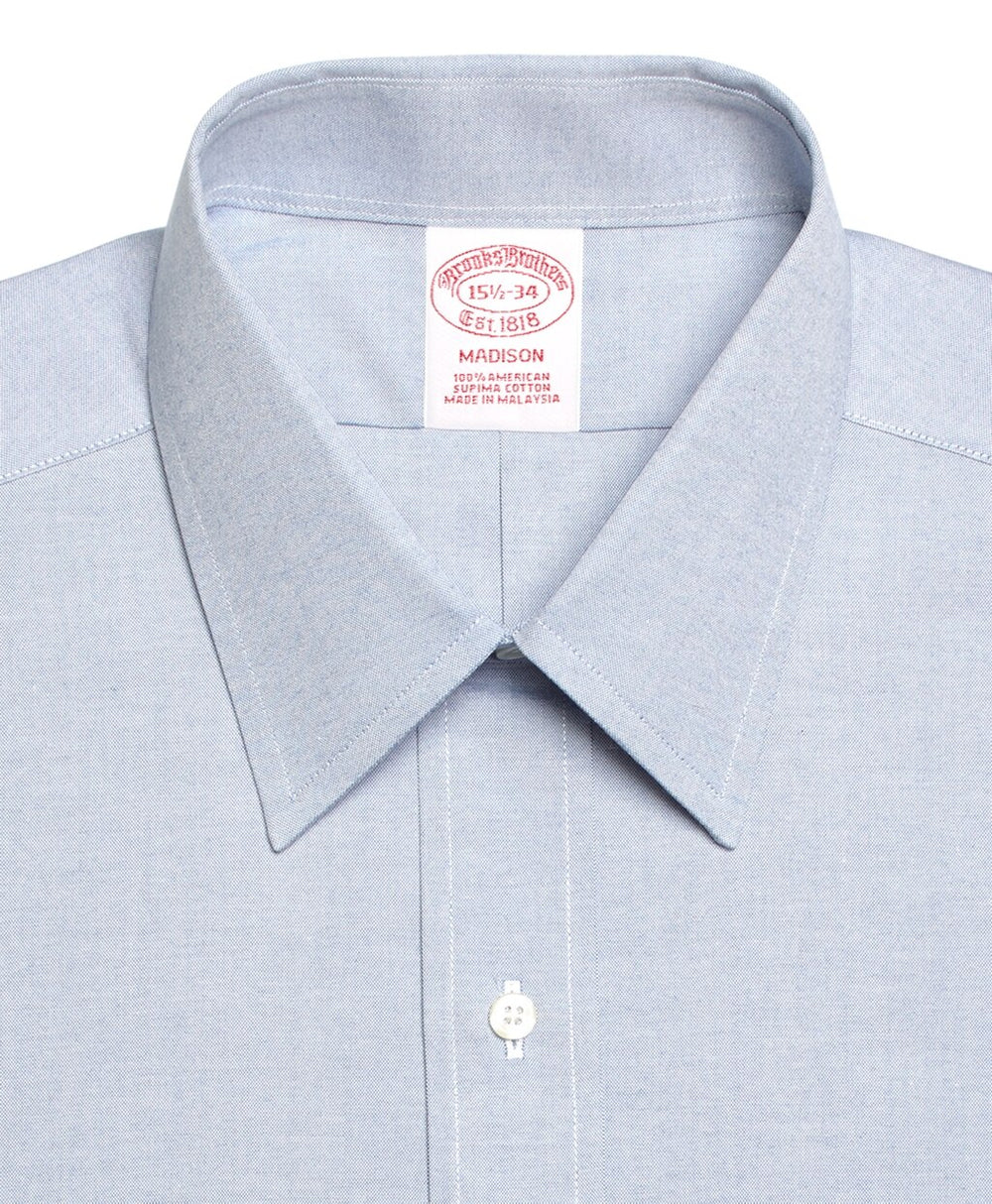 Brooks Brothers Men Madison Classic-Fit Dress Shirt, Forward Point Collar