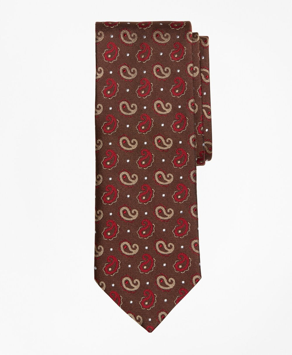 Brooks Brothers Men Pine and Dot Tie