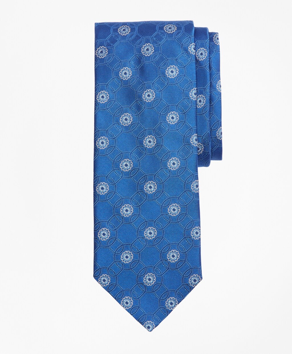 Brooks Brothers Men Ornate Flower Tie