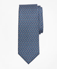 Brooks Brothers Men Bit Chain Link Print Tie