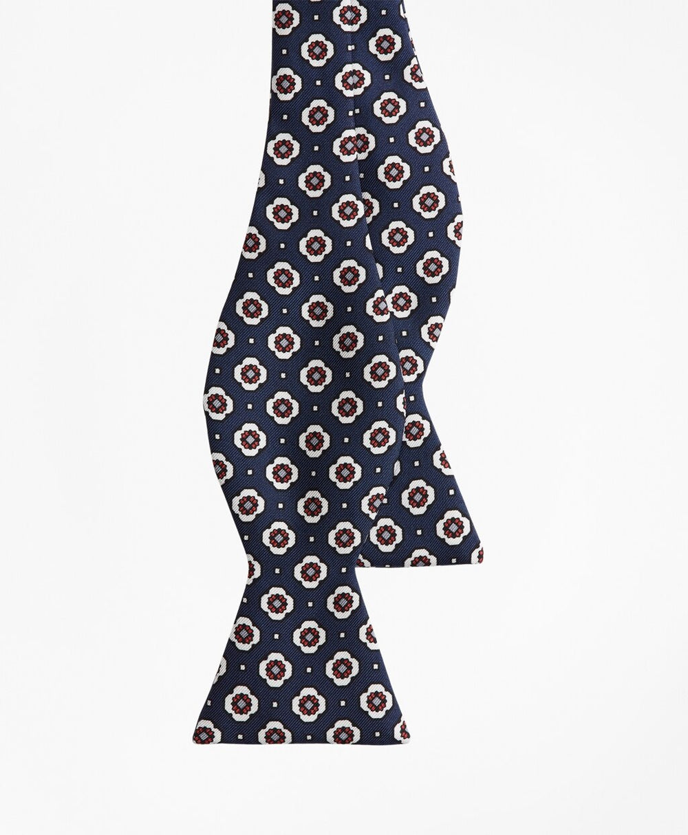 Brooks Brothers Men Medallion Print Bow Tie