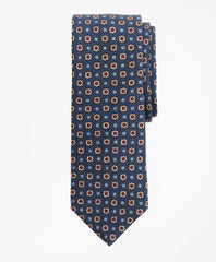 Brooks Brothers Men Floral Neat Print Tie