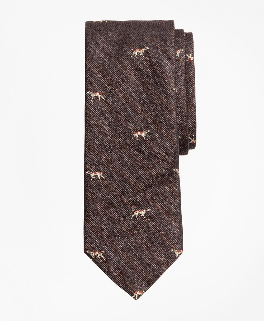 Brooks Brothers Men Hound Dog Tie