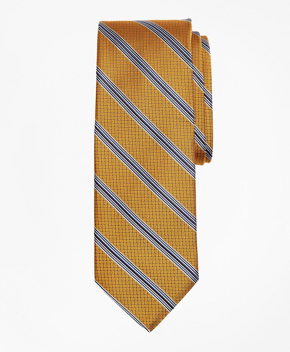 Brooks Brothers Men Textured Stripe Tie
