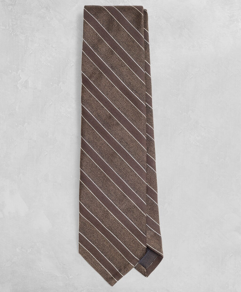 Brooks Brothers Men Golden Fleece® Alternating Stripe Silk Tie