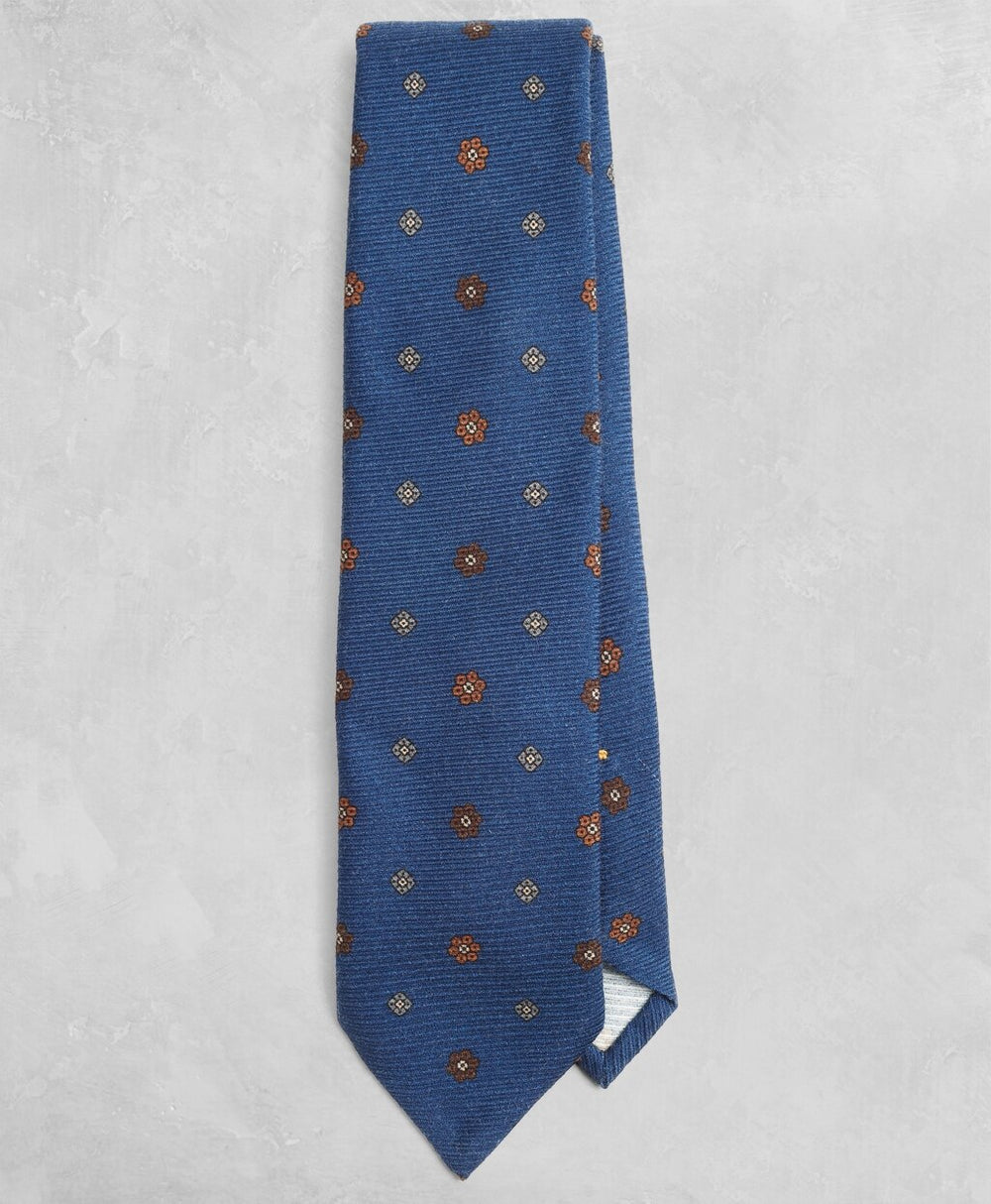 Brooks Brothers Men Golden Fleece® Floral Wool Tie