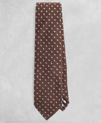 Brooks Brothers Men Golden Fleece® Pine Silk-Wool Twill Tie