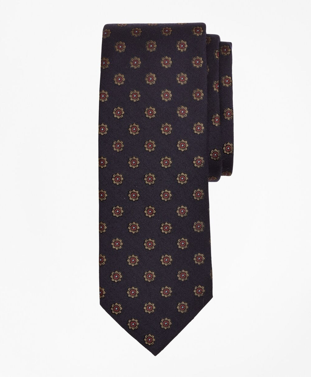Brooks Brothers Men Melange Florette Tie