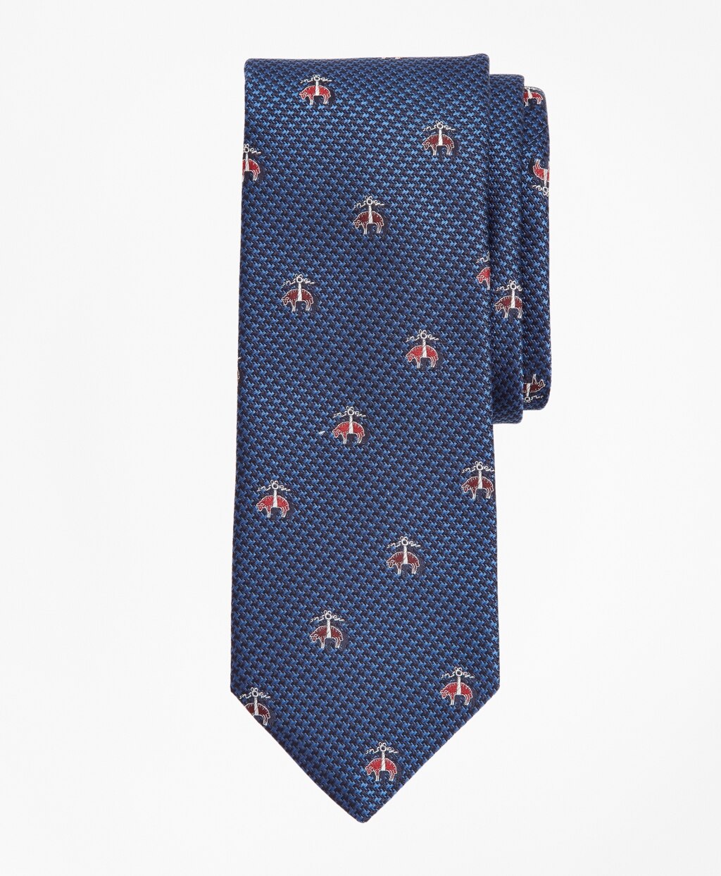 Brooks Brothers Men Herringbone Fleece Tie