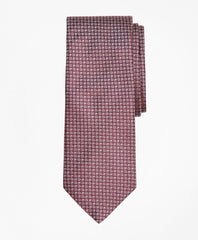Brooks Brothers Men Melange Micro-Geometric Tie