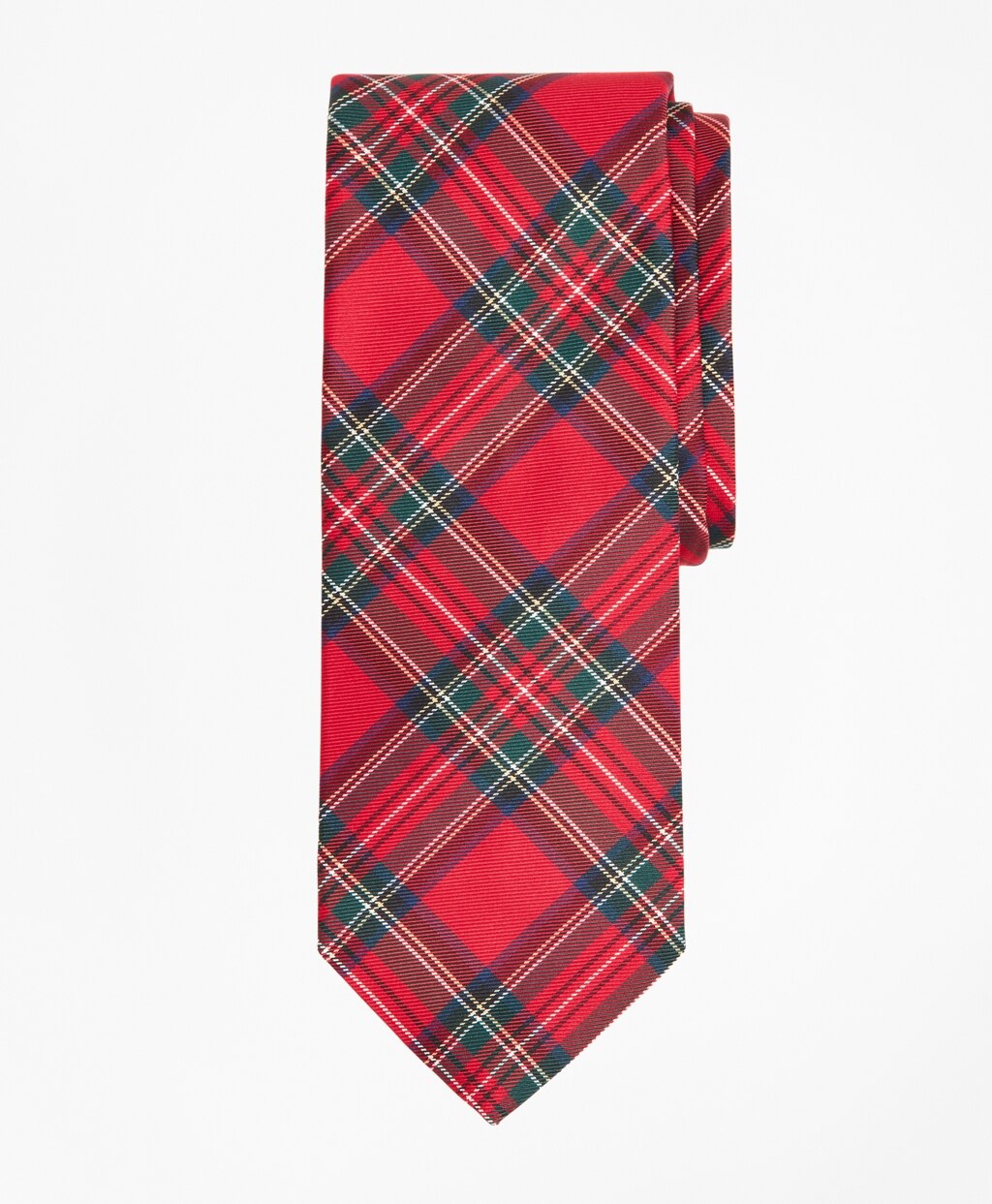 Brooks Brothers Men Prince of Wales Tartan Tie