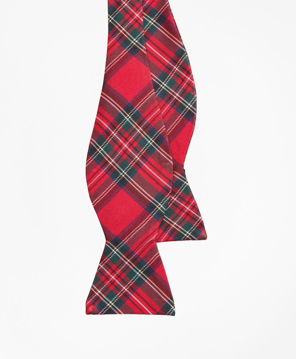 Brooks Brothers Men Prince of Wales Tartan Bow Tie